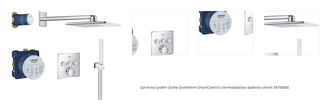 Sprchový systém Grohe Grohtherm SmartControl s termostatickou batériou chróm 34706000 1