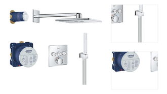 Sprchový systém Grohe Grohtherm SmartControl s termostatickou batériou chróm 34706000 3