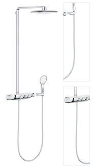 Sprchový systém Grohe Rainshower SmartControl s termostatickou batériou Moon White, Yang White 26250LS0 3