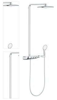 Sprchový systém Grohe Rainshower SmartControl s termostatickou batériou Moon White, Yang White 26250LS0 4