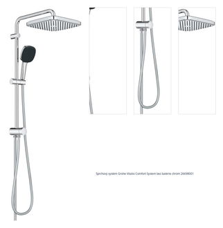 Sprchový systém Grohe Vitalio Comfort System bez batérie chróm 26698001 1