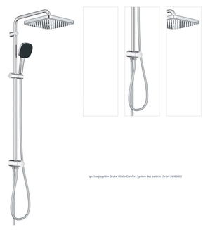 Sprchový systém Grohe Vitalio Comfort System bez batérie chróm 26986001 1