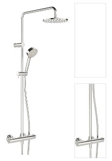 Sprchový systém Hansa UNITA na stenu so sprchovacím setom chróm 58149203 3