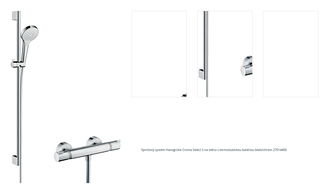 Sprchový systém Hansgrohe Croma Select S na stěnu s termostatickou batériou biela/chróm 27014400 1