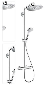 Sprchový systém Hansgrohe Croma Select S s termostatickou batériou chróm 26794000 4