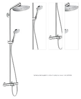 Sprchový systém Hansgrohe Croma Select S s vaňovým termostatom chróm 26792000 1