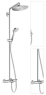 Sprchový systém Hansgrohe Croma Select S s vaňovým termostatom chróm 26792000 3