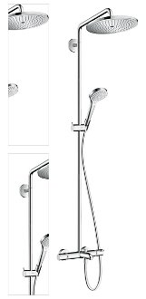 Sprchový systém Hansgrohe Croma Select S s vaňovým termostatom chróm 26792000 4