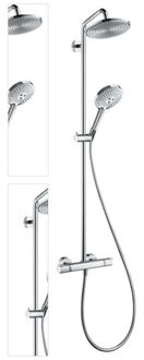 Sprchový systém Hansgrohe Raindance S na stěnu s termostatickou batériou chróm 27115000 4