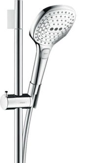 Sprchový systém Hansgrohe Raindance Select E na stěnu s termostatickou batériou biela/chróm 27038400 6