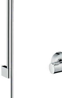 Sprchový systém Hansgrohe Raindance Select E na stěnu s termostatickou batériou biela/chróm 27082400 8