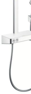 Sprchový systém Hansgrohe Raindance Select E na stěnu s termostatickou batériou biela/chróm 27126400 8