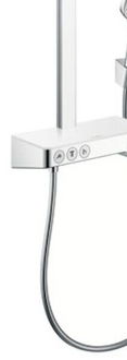 Sprchový systém Hansgrohe Raindance Select E na stěnu s termostatickou batériou biela/chróm 27127400 8