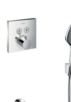 Sprchový systém Hansgrohe Raindance Select E pod omítku s termostatickou batériou chróm 27296000 5