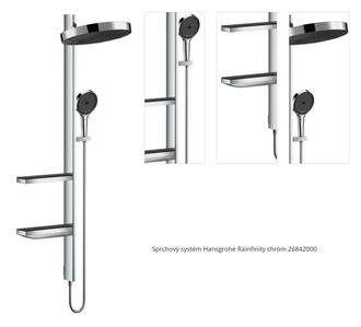 Sprchový systém Hansgrohe Rainfinity chróm 26842000 1