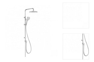 Sprchový systém KLUDI FRESHLINE na stenu bez batérie chróm 6709005-00 3