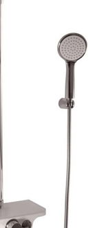 Sprchový systém RAV SLEZÁK na stěnu s pákovou baterií chrom/bílá MU182.5/5 5