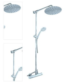 Sprchový systém RAV SLEZÁK s termostatickou batériou chróm TRM81.5/4-01 4