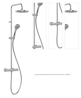 Sprchový systém TRES Base Plus s termostatickou batériou chróm 21639301CR 1