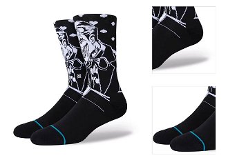 Stance Batman The Joker Crew Socks - Unisex - Ponožky Stance - Čierne - A545D21THE-BLK - Veľkosť: 38-42 3