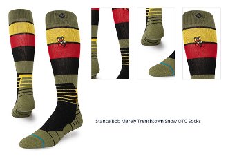 Stance Bob Marely Trenchtown Snow OTC Socks 1