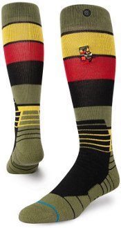 Stance Bob Marely Trenchtown Snow OTC Socks - Unisex - Ponožky Stance - Zelené - A758C21TRE-BLK - Veľkosť: 38-42 2