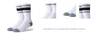 Stance Boyd St White - Detské - Ponožky Stance - Biele - A556A20BOS-WHT - Veľkosť: 35-37 1