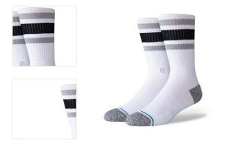 Stance Boyd St White - Detské - Ponožky Stance - Biele - A556A20BOS-WHT - Veľkosť: 35-37 4