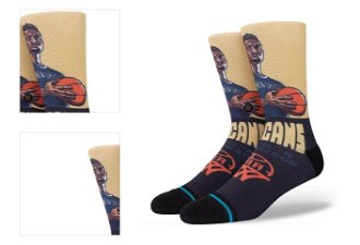 Stance Graded Zion Socks - Unisex - Ponožky Stance - Hnedé - A558C21GRZ-BRN - Veľkosť: L 4