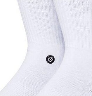 Stance Icon White Black - Pánske - Ponožky Stance - Biele - M311D14ICO-WHB - Veľkosť: 35-37 5