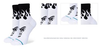 Stance Infiknit Sammys Quarter Socks - Dámske - Ponožky Stance - Biele - W356C21SAM-WHT - Veľkosť: 38-42 1