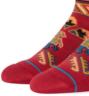 Stance Really Tied Drew Sock - Unisex - Ponožky Stance - Červené - A558D20REA-RED - Veľkosť: 38-42 8