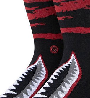 Stance Stample Warbird Crew Sock - Unisex - Ponožky Stance - Červené - A545C20WAR-RED - Veľkosť: M 5