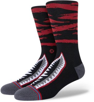 Stance Stample Warbird Crew Sock - Unisex - Ponožky Stance - Červené - A545C20WAR-RED - Veľkosť: M 2