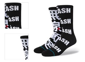 Stance The Clash Radio Crew - Unisex - Ponožky Stance - Čierne - A556D21RAD-BLK - Veľkosť: 43-46 4