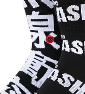 Stance The Clash Radio Crew - Unisex - Ponožky Stance - Čierne - A556D21RAD-BLK - Veľkosť: 43-46 5