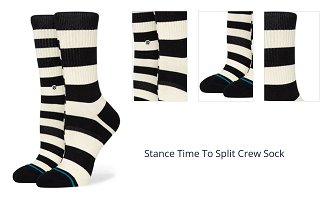 Stance Time To Split Crew Sock 1