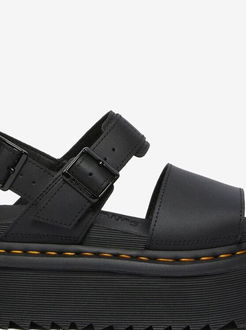 Čierne dámske sandále na platforme Dr. Martens Voss Quad 5