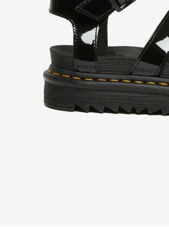 Čierne dámske sandále na platforme Dr. Martens Blaire 8