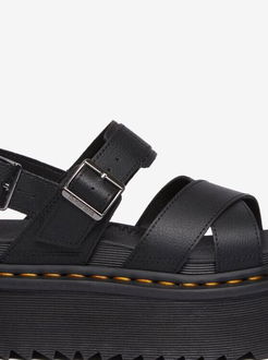 Čierne dámske sandále na platforme Dr. Martens Voss Ii Quad 5