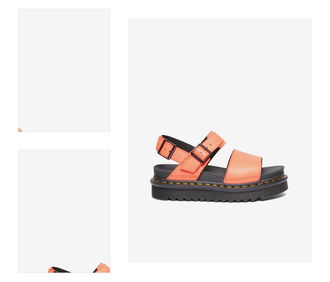 Oranžové dámske sandále na platforme Dr. Martens 4