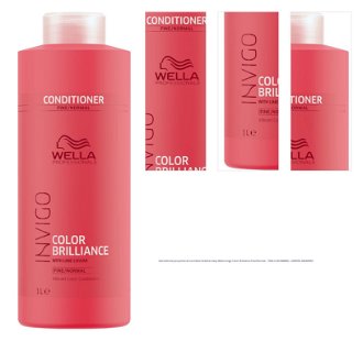Starostlivosť pre jemné až normálne farbené vlasy Wella Invigo Color Brilliance Fine - 1000 ml (81648840) + darček zadarmo 1