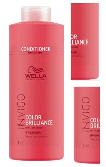 Starostlivosť pre jemné až normálne farbené vlasy Wella Invigo Color Brilliance Fine - 1000 ml (81648840) + darček zadarmo 3