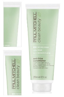 Starostlivosť pre krepaté a nepoddajné vlasy Paul Mitchell Clean Beauty Anti-Frizz - 250 ml (121152) + darček zadarmo 4