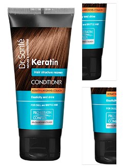 Starostlivosť pre obnovu matných a krehkých vlasov Dr. Santé Keratin - 200 ml (E5407) 3
