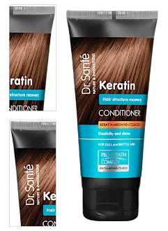 Starostlivosť pre obnovu matných a krehkých vlasov Dr. Santé Keratin - 200 ml (E5407) 4