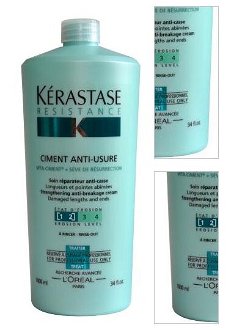 Starostlivosť pre oslabené vlasy Kérastase Resistance Force architecte Ciment Anti-usure - 1000 ml + DARČEK ZADARMO 3