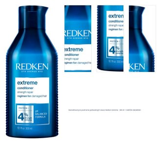 Starostlivosť pre posilnenie poškodených vlasov Redken Extreme - 300 ml + darček zadarmo 1