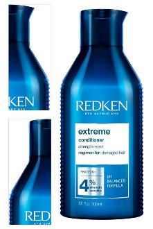 Starostlivosť pre posilnenie poškodených vlasov Redken Extreme - 300 ml + darček zadarmo 4