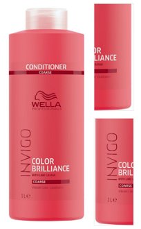 Starostlivosť pre silné farbené vlasy Wella Invigo Color Brilliance Coarse - 1000 ml (81648841) + DARČEK ZADARMO 3